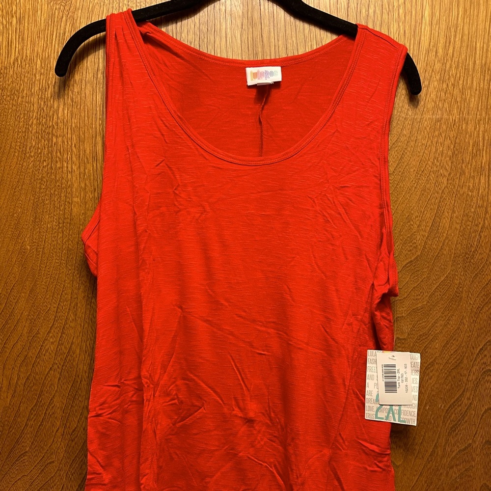 LuLaRoe - tank top - 2X - Red